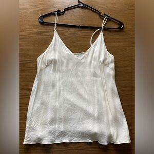 White small Wilfred Aritzia camisole